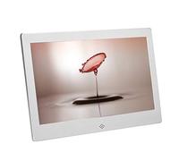 Cadres Photo numériques Album électronique avec Horloge/Calendrier/réveil/Fonction Marche/arrêt chronométré, Lecteur publicitaire 10 Pouces, Cadeau décoratif Mural