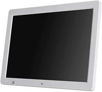 Cadres Photo numériques Cadre Photo numérique 13,3 Pouces, 1280 x 800 Haute résolution 16:10 Full IPS Lecteur d'image/Musique/vidéo Calendrier Alarme avec télécommande, Cadre Photo numérique (Blanc 1