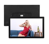 Cadres Photo Numériques de 27 Pouces avec Télécommande, Cadre Photo à écran HD IPS 1080P avec Calendrier et Réveil, Sortie Sonore Stéréo Intégrée, Installation Facile, Montage