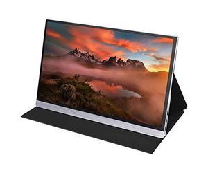 Cadres Photo numériques Écran Tactile Ultra-Mince de 15,6 Pouces, écran Portable Haute définition de résolution 1920 × 1080, adapté pour PS4/console de Jeu/téléphone Portable/Ordinateur Portable Cade