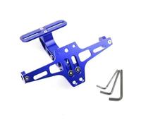 Cadres Plaque D'Immatric Support De Plaque D'immatriculation Moto Universel Réglable Support De Clignotant Arrière Support De Feu Garde-boue En Aluminium CNC Pour Eliminator