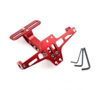 Cadres Plaque D'Immatric Support De Plaque D'immatriculation Moto Universel Réglable Support De Clignotant Arrière Support De Feu Garde-boue En Aluminium CNC Pour Eliminator