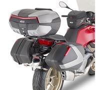 Givi Moto Guzzi V100 Mandello 1000 2022-2023 V35/v37 Monokey Side Cases Fitting Argenté