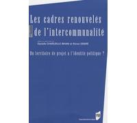 CADRES RENOUVELES DE L INTERCOMMUNALITE