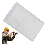 Cadreur Visuel Artistes - Chercheur Portatif | Petit Accessoire Classique | Règle Positionnement Viseur, Outil Composition, Visionneuse Photographique, Instrument Mesure Dessin, pour Sacoche Appareil