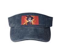 CADREWY Casquette de baseball à la mode décontractée à la mode avec impression d'Halloween heureux casquette de baseball avec fermeture réglable avec boucle, bleu marine, taille unique