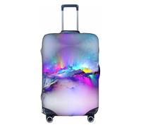CADREWY Northern Lights Peinture Imprimer Décoratif Lavable Couverture De Bagages Personnalisé Anti Rayures Protection Bagages, Blanc, L