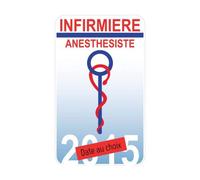 Caducée Infirmière Anesthésiste sticker autocollant
