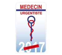 Caducée Medecin urgentiste sticker autocollant
