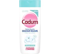 Cadum Crème Douche Douceur Velours Huile d'Amandes Douces Bio/Fleur de Coton 400 ml