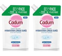 Cadum Crème Douche Hydratation Longue Durée 1 Unité (Lot de 2)