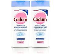 Cadum Crème Douche Hydratation Longue Durée à l'Huile d'Amandes Douces, Bio, 2 x 400ml