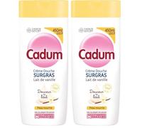 Cadum Crème Douche Surgras Lait de Vanille 450ml (Lot de 2)