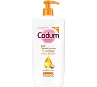 Cadum Crème Lavante Surgras Beurre de Karité & Huile d'Amande Douce Bio - Peaux Sèches -39% Sécheresse - Formule Hypoallergénique pH Neutre Sans Savon - Toute la Famille dès 3 ans