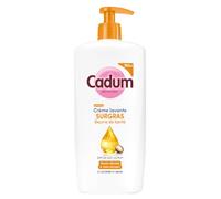Cadum Crème Lavante Surgras Peaux Sèches Karité Amande Douce Bio pH Neutre | Réduit sécheresse cutanée 39%, Hypoallergénique sans savon, Toute la famille dès 3 ans, Flacon 100% plastique recyclé