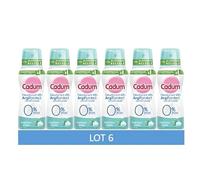 Cadum Déodorant 48h Argil'Protect Fraîcheur d'Aloé, Lot de 6 x 100 ml