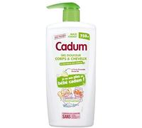 Cadum - Gel Douceur Corps et Cheveux àl'Huile d'Amandes Douces Bio Maxi Format - 750 ml