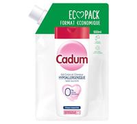 CADUM - Gel Douche Douceur Hypoallergénique Corps & Cheveux, Sans Sulfate, Recharge 500mL - Lot de 3 - vendu par Lot