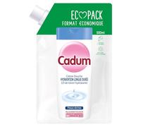 CADUM - Gel Douche Hydratant à l’Huile d’Amande Douce Bio, Douceur et Confort (Recharge 500mL) - Le Lot De 3