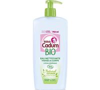 Cadum Natural Caresse Eau Nettoyante Hypoallergénique certifiée BIO pour Bébé - 750 ml (Lot de 6)