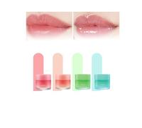 Caduola 4 pièces/ensemble masque de sommeil nutritif parfumé pour les lèvres, masque de sommeil pour les lèvres, baume réparateur pour les lèvres, hydrater et repulper sec (1 Set)