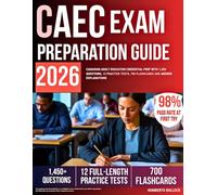 CAEC Exam Preparation Guide 2026: Canadian Adult Education Credential Prep With 1,450 Questions, 12 Practice Tests, 700 Flashcards and Answer Explanations