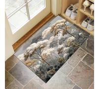CAEITLRSO Paillasson Forêt Ancienne De Rêve de 40x60cm, Tapis de Cuisine Arbres De Brume, Tapis d’intérieur Antidérapant et Absorbant, Lavable, élégance Douce pour Salle de Bain, Chambre à Coucher