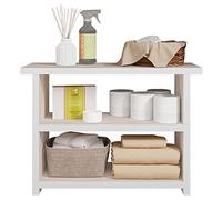 Etagère Multifonctions Chêne Clair 2 Niches L 68 H 47.5 P 25.4 cm - L 68 x l 25.4 x H 47.5 cm