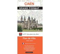 Caen - Plan de ville grand format | Blay Foldex