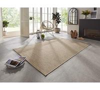 Caen Tapis d'intérieur et d'extérieur, 80 x 150 cm, aspect fait main, design moderne, tissé à plat, résistant aux intempéries, pour terrasse, balcon, salon, cuisine, bureau et chambre à coucher,