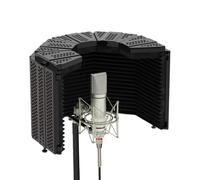 CaeorKvor Cabine d'isolation portable pour microphones - Réduit le bruit de fond dans n'importe quel environnement - Accessoire de ramassage permanent