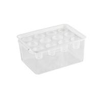 CaeorKvor Ensemble de récipients de culture basiques avec couvercle amovible pour légumes à la maison, débutants et avancés, plateau de semis pellucide