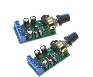 CaeorKvor Module d'amplificateur auditif à 2 canaux TDA2822M efficace pour les petits espaces, y compris son réglable et large compatibilité, carte d'amplificateur miniature