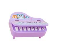 CaeorKvor Porte-clés piano électronique miniature jouable avec plusieurs effets sonores Accessoire musical amusant pour les amateurs de musique et