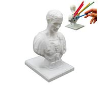 Caesar Porte-stylos, statue de Julius César - Porte-stylo de bureau Julius César - Accessoire de bureau Julius César - Porte-stylos en résine synthétique - Décoration de bureau - Cadeau créatif
