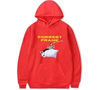 CAFDUE Europe Et Amérique Forrest Frank Fans Sweat À Capuche, Imprimer Graphique Vintage Pullover Décontracté, Unisex À Manches Longues Sweatshirt Tops(6,XL)