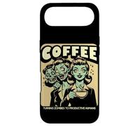 Café Amusant transformant Les Zombies en Humains productifs Vintage Coque pour iPhone Air