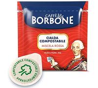 Cafè Borbone - 450 capsules de cafè de Italien Premium - mélange rouge - 100% Arabica - standard ESE 44mm - intensité 9/10