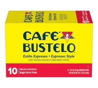 Café Bustelo Café torréfié foncé style expresso, dosettes Keurig K-Cup, boîte de 10 unités