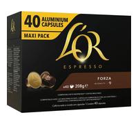 L'Or Espresso Café - 40 Capsules Forza Intensité 9 - compatibles Nespresso®*