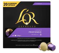 Café capsules L’Or Espresso Lungo Profondo x20, en aluminium compatibles Nespresso