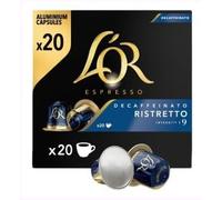 Café Capsules Ristretto Décaféiné L’OR - 20 Capsules