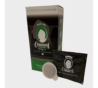 Café Casanova 100% Arabica goût chocolaté en dosettes ESE 44mm, 150 pièces compatibles avec les machines à dosettes standard.