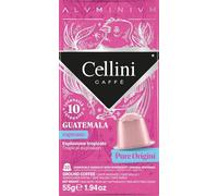 Café Cellini Capsules Aluminium Compatibles Nespresso* - Guatemala 100 pcs | Café aux Notes de Chocolat et Goût Intense