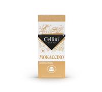 Café Cellini Capsules Mokaccino compatibles avec Nespresso* - 100 pièces | Boisson au goût de Mokaccino | Mélange parfait de café et de chocolat