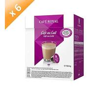 Café chicoré - Lot de 96 capsules Café Royal Dolce Gusto Café au lait Capsules Compatibles Systeme Dolce Gusto