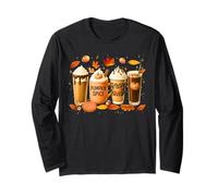 Café Citrouille Latte épice café Love Fall Season Halloween Manche Longue