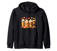 Café Citrouille Latte épice café Love Fall Season Halloween Sweat à Capuche