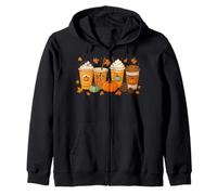 Café Citrouille Latte épices café Amour Automne Saison Halloween Sweat à Capuche