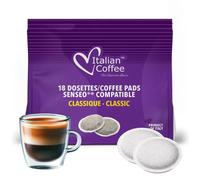Café CLASSIQUE (10 Paquets de 18 Dosettes - tot. 180) compatible avec Senseo, goût italien classique